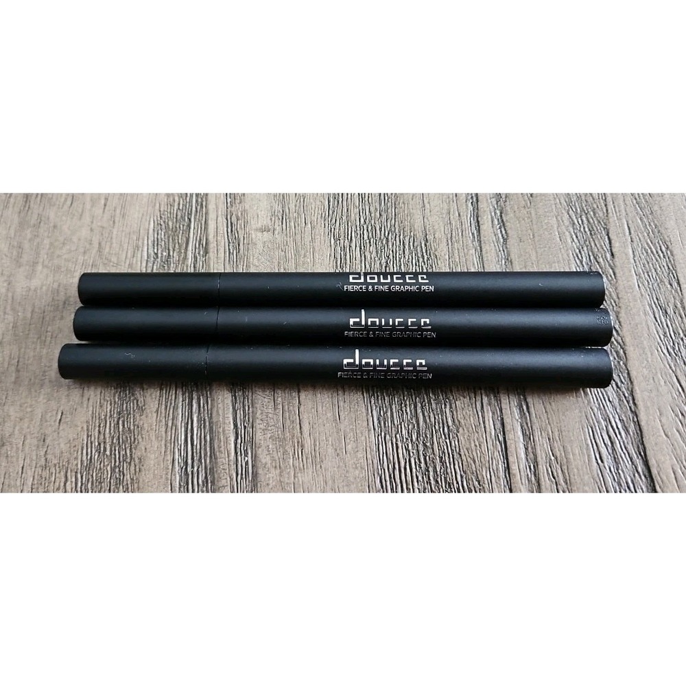 Doucce Fierce & Fine Graphic Pen Fine Black 0.037oz (Lot of 3)